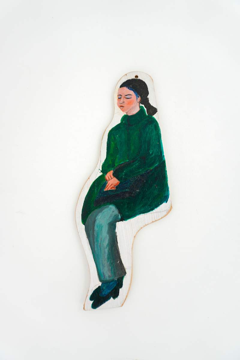 New York Subway Rider from "Manhattan Peace Shrine With 108 Subway Riders" by Rumiko "Rumi"  Tsuda Estate, Image 2.