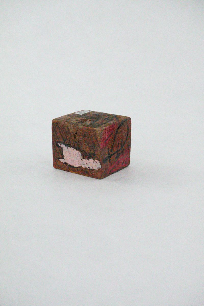 Hand Painted Wood Block by Rumiko "Rumi"  Tsuda Estate, Image 4.