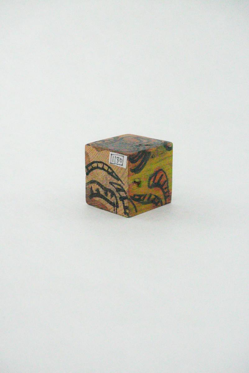 Hand Painted Wood Block by Rumiko "Rumi"  Tsuda Estate, Image 3.
