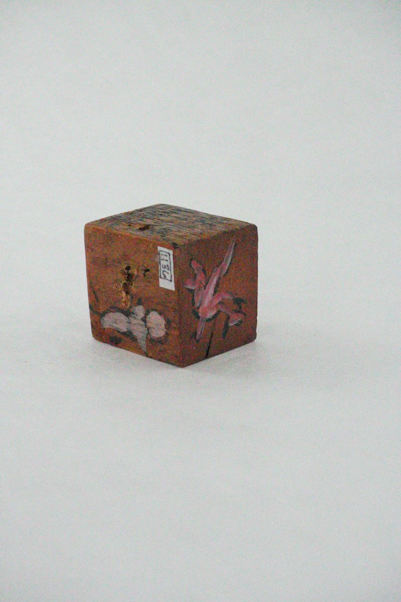 Hand Painted Wood Block by Rumiko "Rumi"  Tsuda Estate, Image 4.