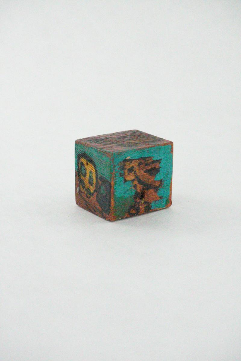 Hand Painted Wood Block by Rumiko "Rumi"  Tsuda Estate, Image 2.