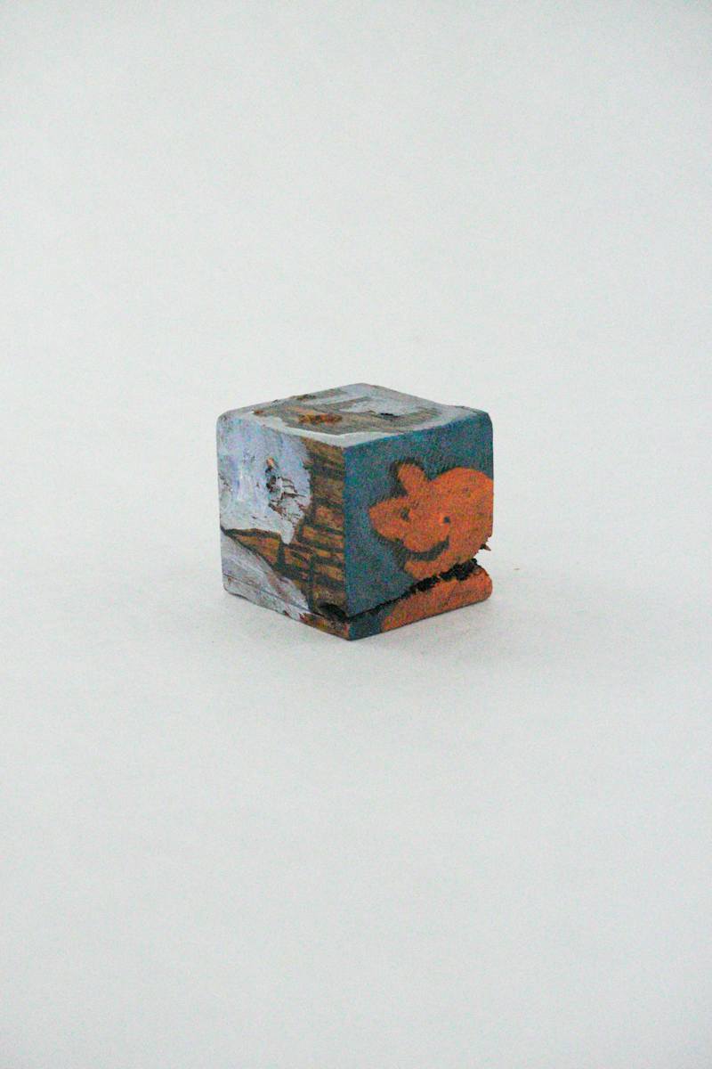 Hand Painted Wood Block by Rumiko "Rumi"  Tsuda Estate, Image 3.