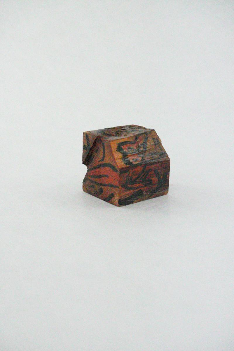 Hand Painted Wood Block by Rumiko "Rumi"  Tsuda Estate, Image 3.