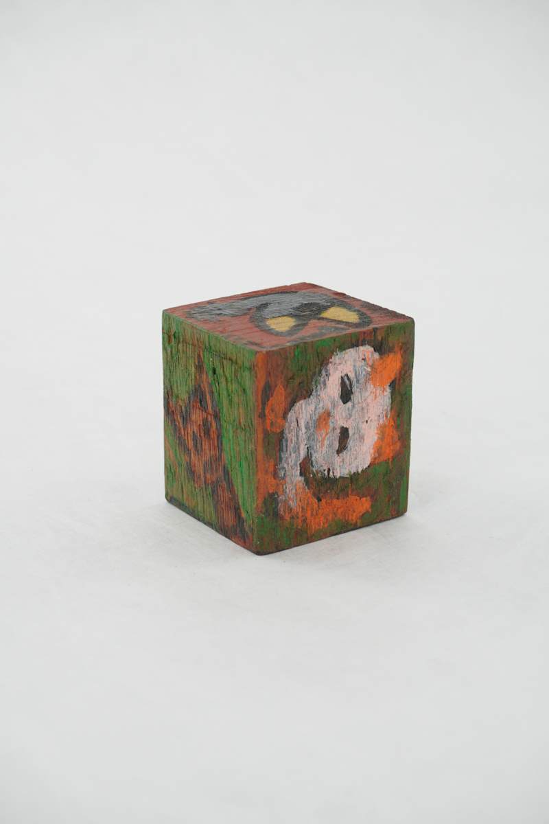Hand Painted Wood Block by Rumiko "Rumi"  Tsuda Estate, Image 3.