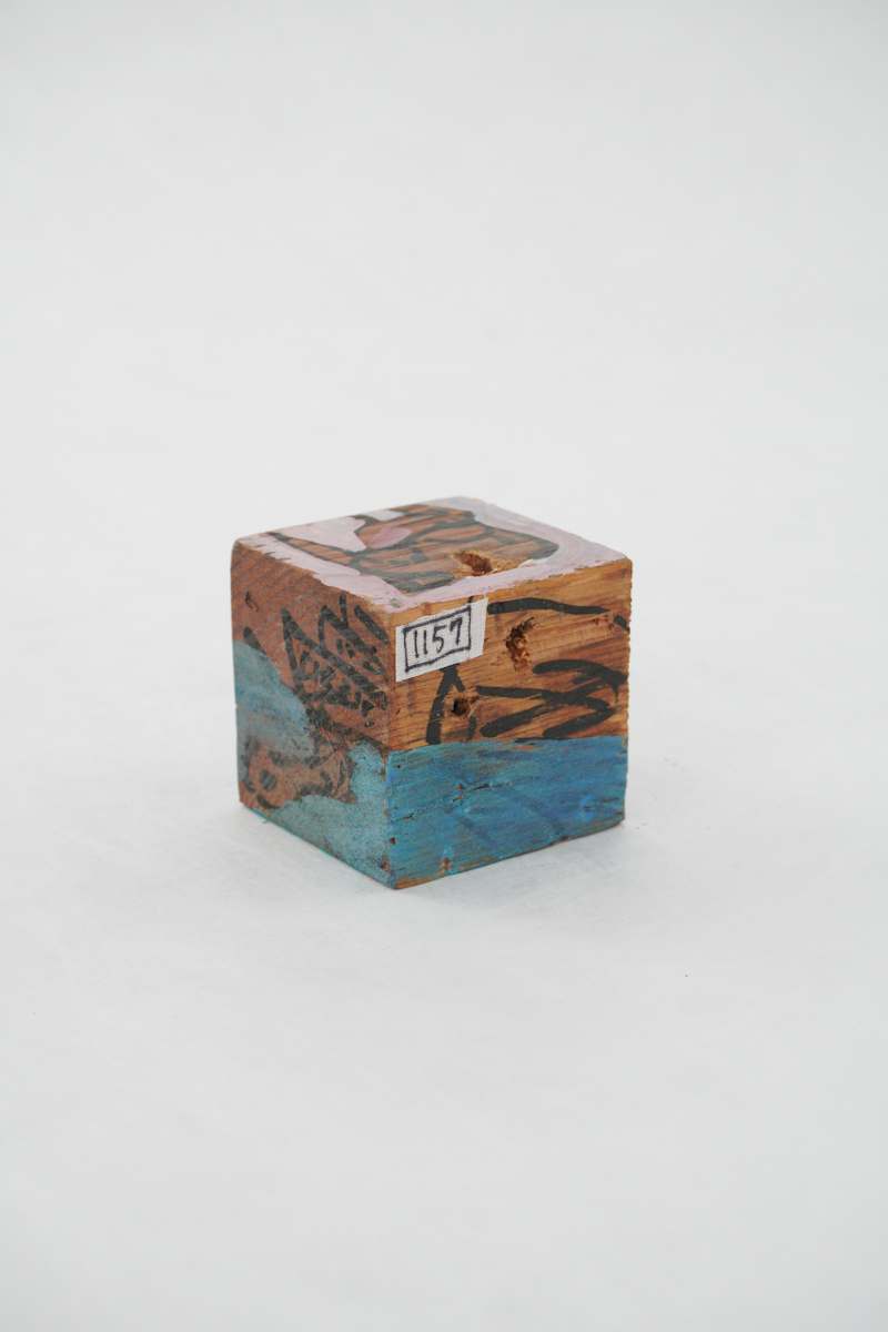 Hand Painted Wood Block by Rumiko "Rumi"  Tsuda Estate, Image 2.