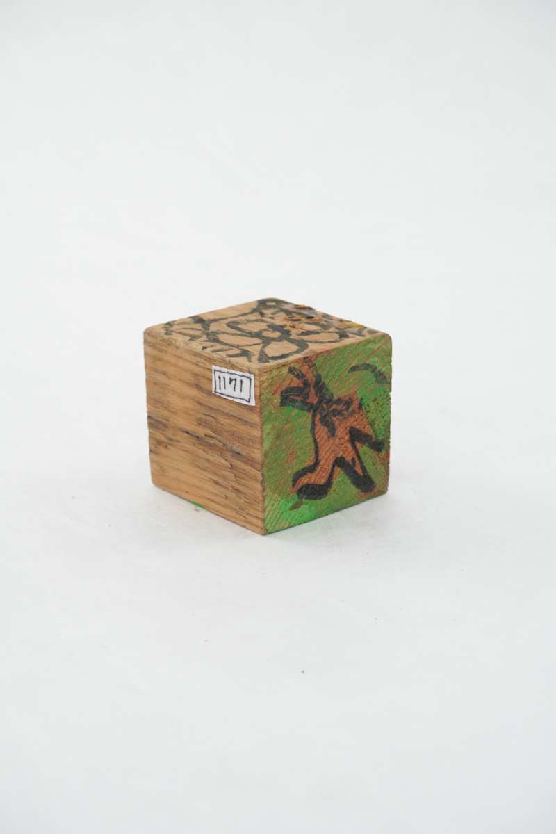 Hand Painted Wood Block by Rumiko "Rumi"  Tsuda Estate, Image 2.