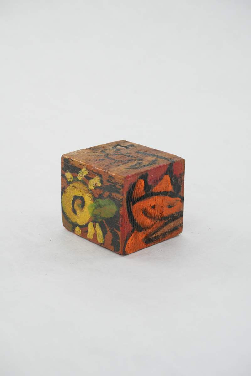 Hand Painted Wood Block by Rumiko "Rumi"  Tsuda Estate, Image 3.