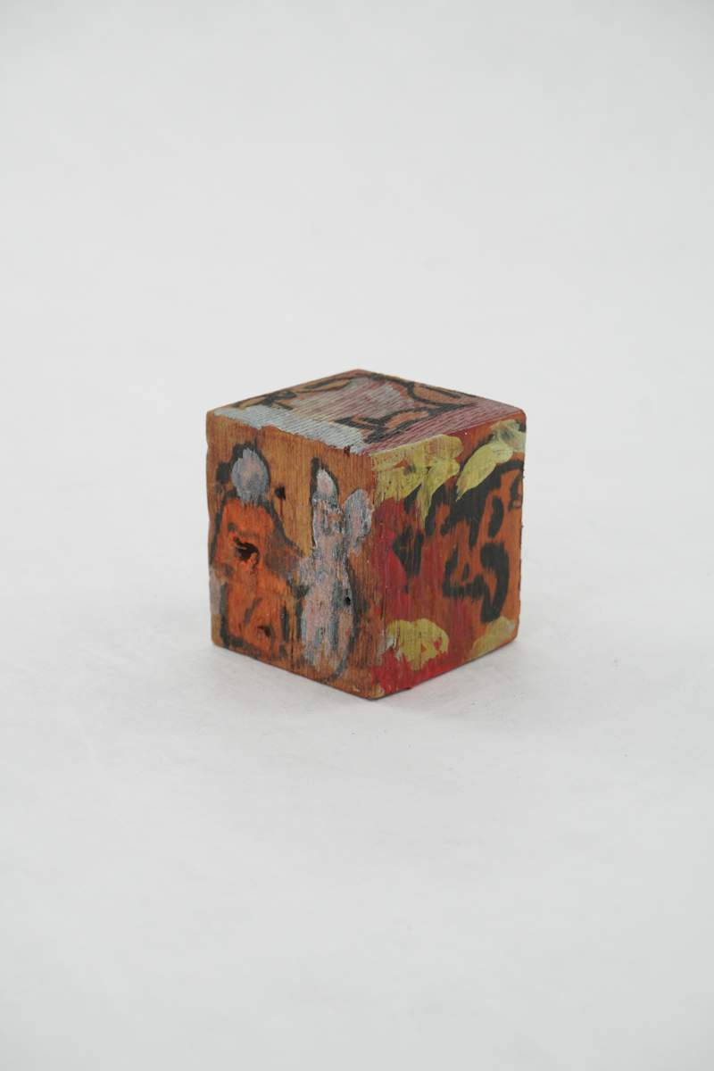 Hand Painted Wood Block by Rumiko "Rumi"  Tsuda Estate, Image 3.