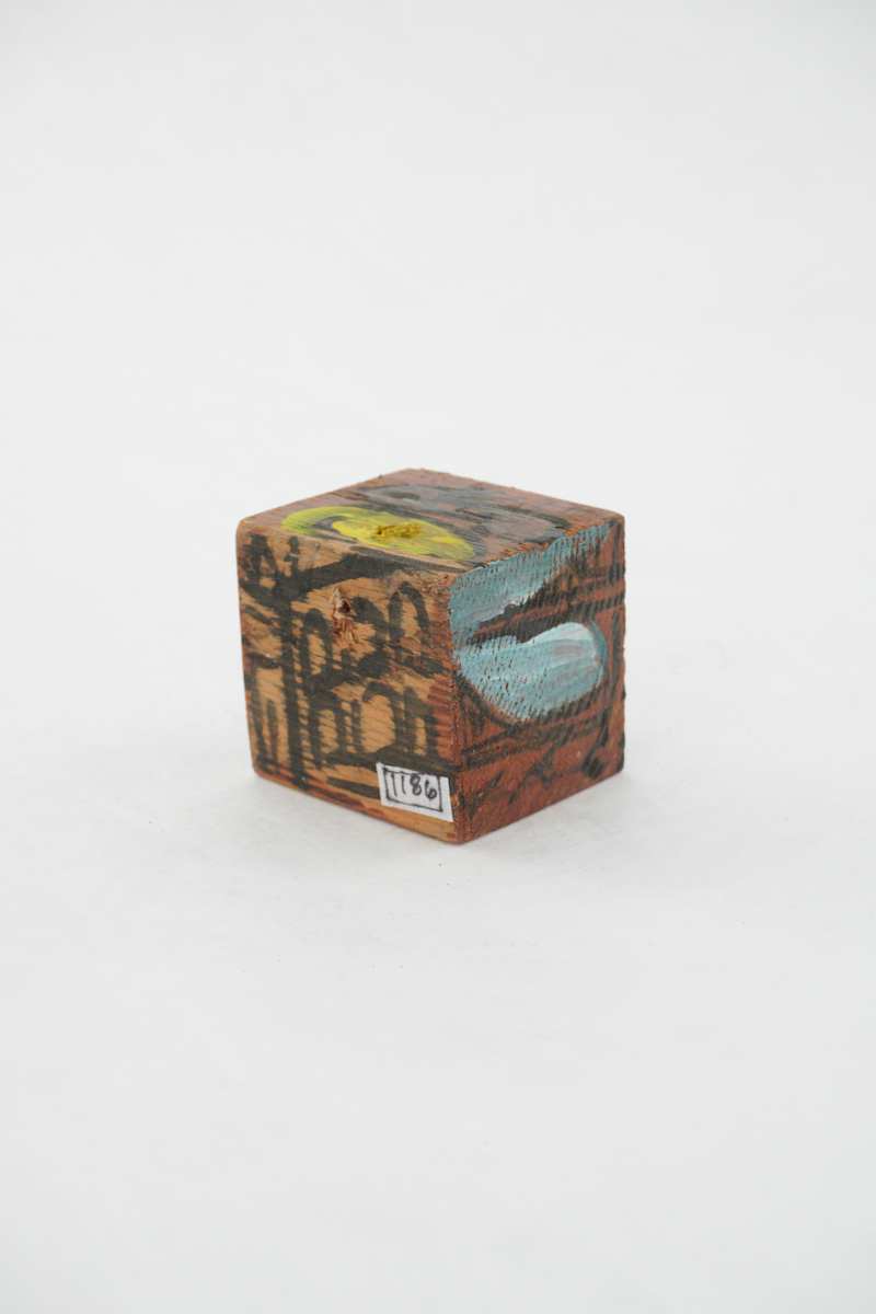 Hand Painted Wood Block by Rumiko "Rumi"  Tsuda Estate, Image 3.