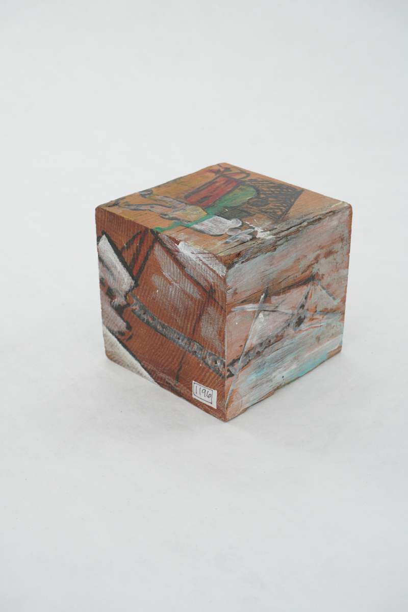 Hand Painted Wood Block by Rumiko "Rumi"  Tsuda Estate, Image 3.
