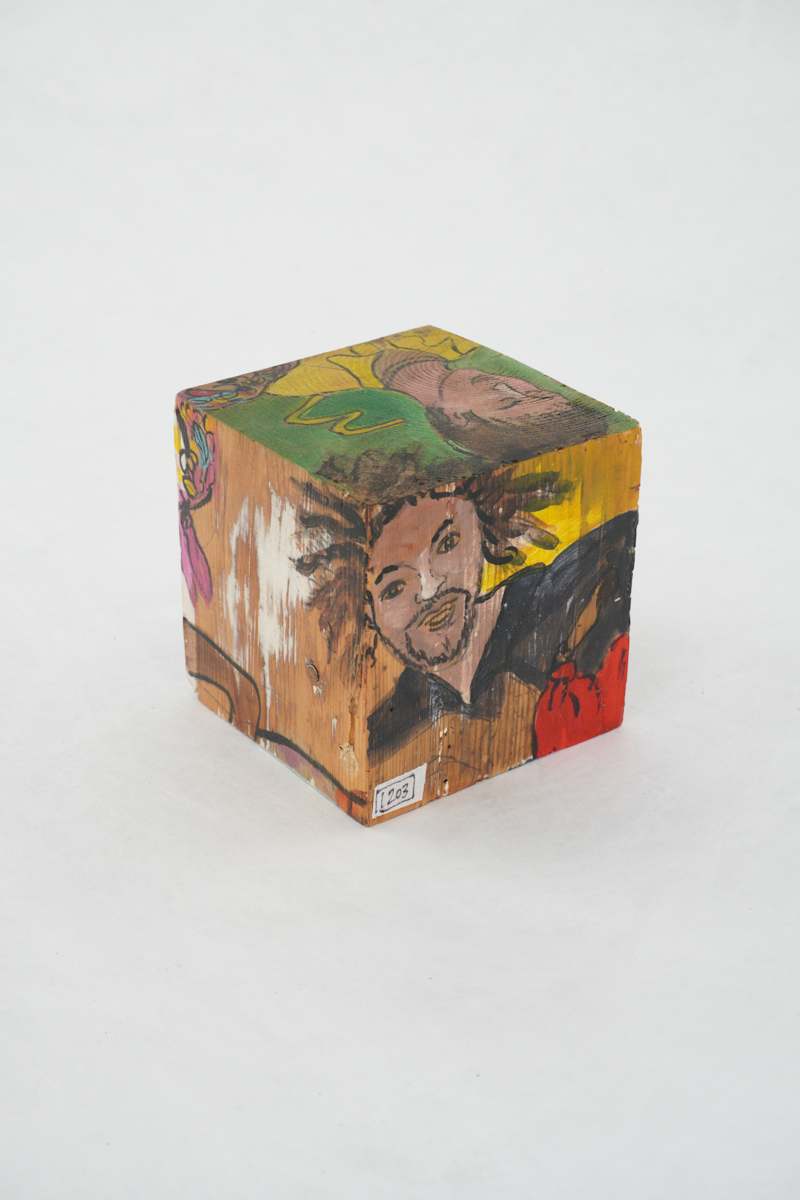 Hand Painted Wood Block by Rumiko "Rumi"  Tsuda Estate, Image 2.