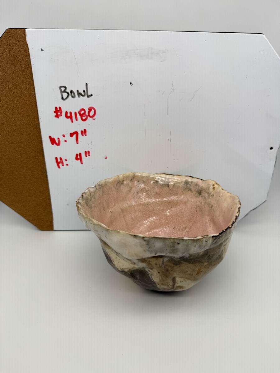 Morning Sun, Mixed Clay Bowl by Rumiko "Rumi"  Tsuda Estate, Image 2.