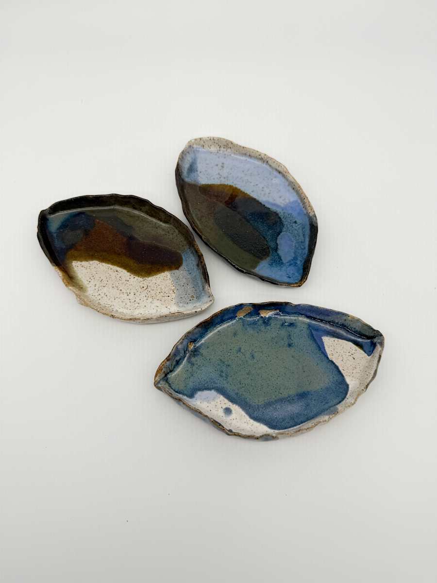 Small Leaf Plates by Rumiko "Rumi"  Tsuda Estate, Image 3.