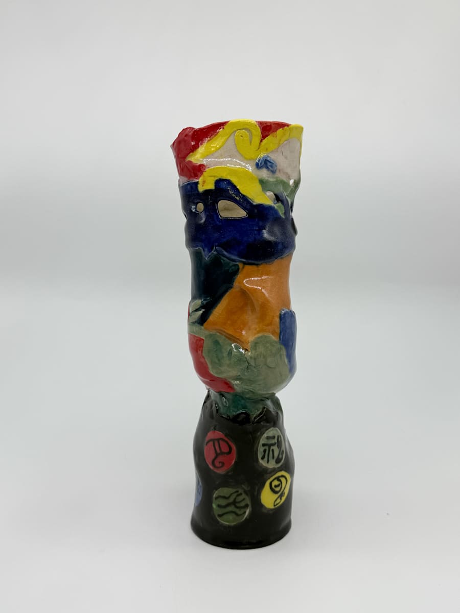 Vase - Multi Color by Rumiko "Rumi"  Tsuda Estate, Image 2.