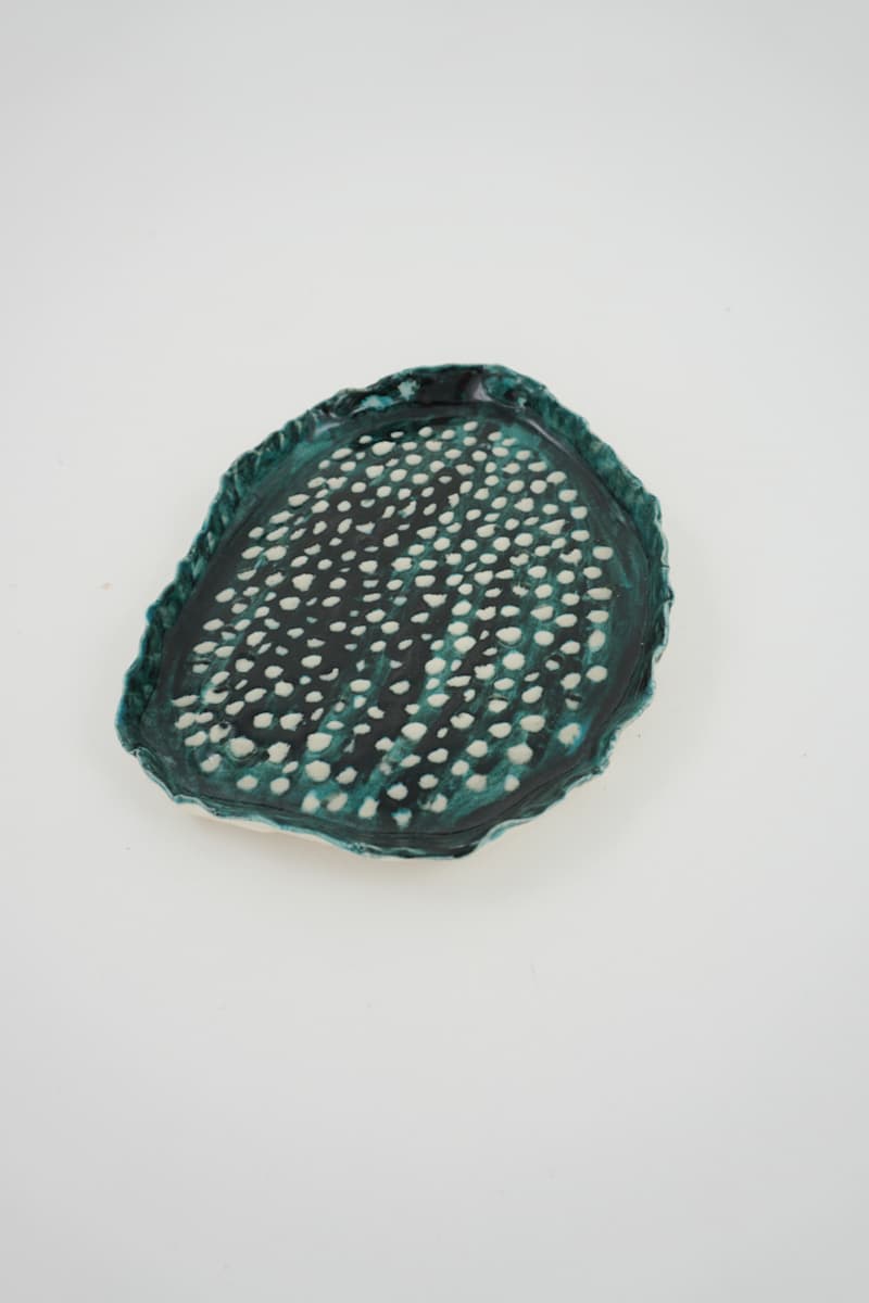 Tray with Chiseled Pattern by Rumiko "Rumi"  Tsuda Estate, Image 1.