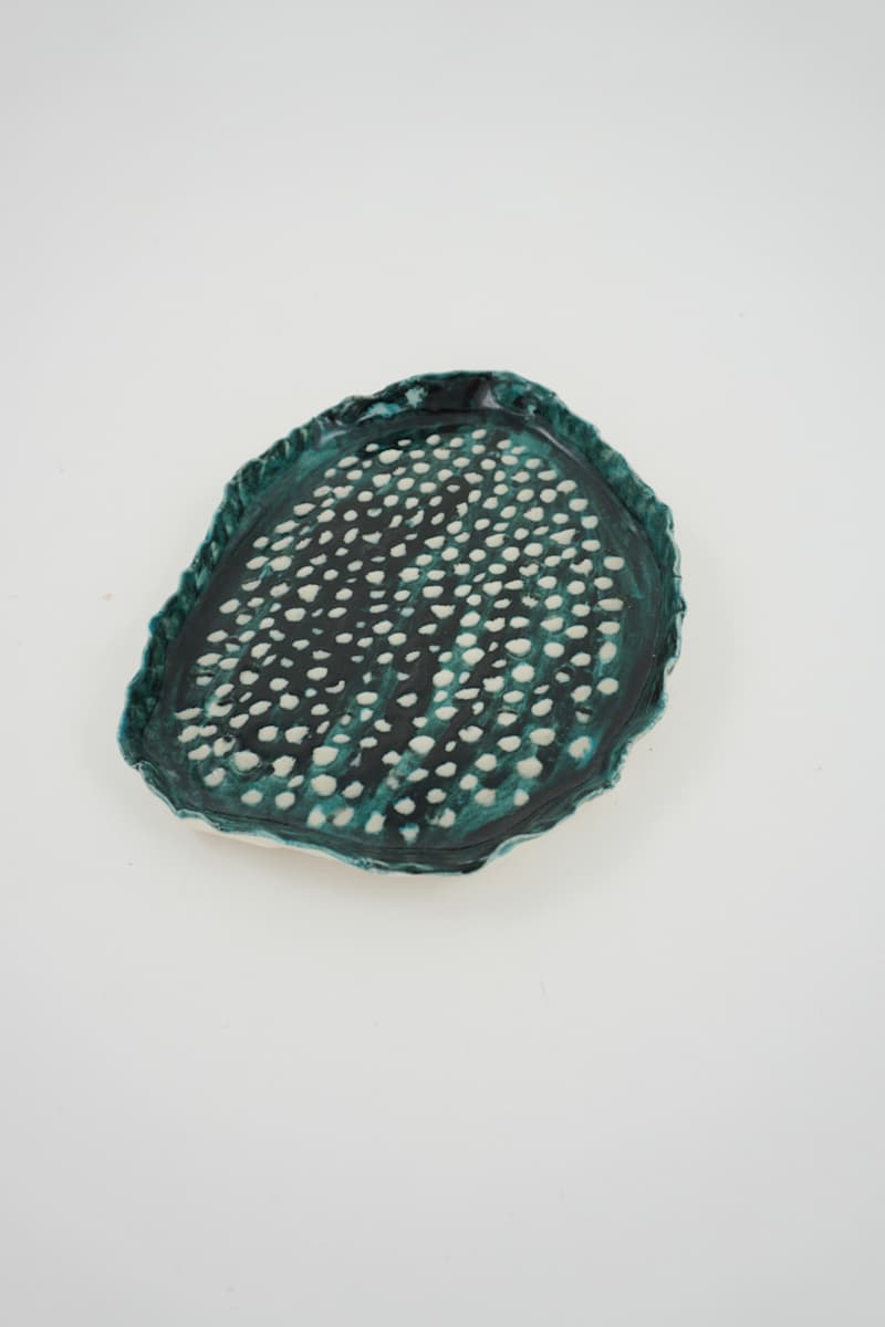Tray with Chiseled Pattern by Rumiko "Rumi"  Tsuda Estate, Image 1.