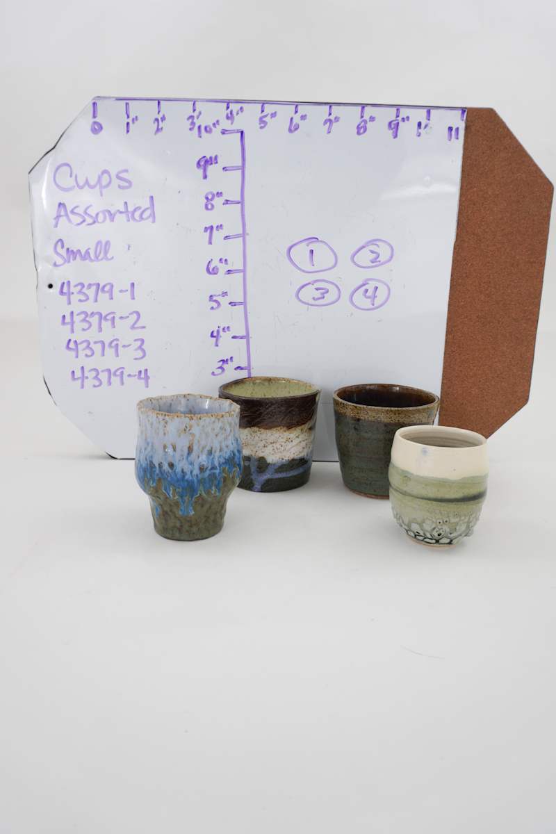 Assorted Cups by Rumiko "Rumi"  Tsuda Estate, Image 1.