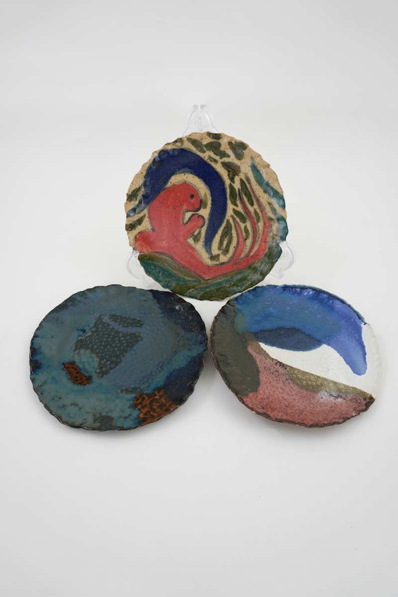 Plate Set by Rumiko "Rumi"  Tsuda Estate, Image 2.