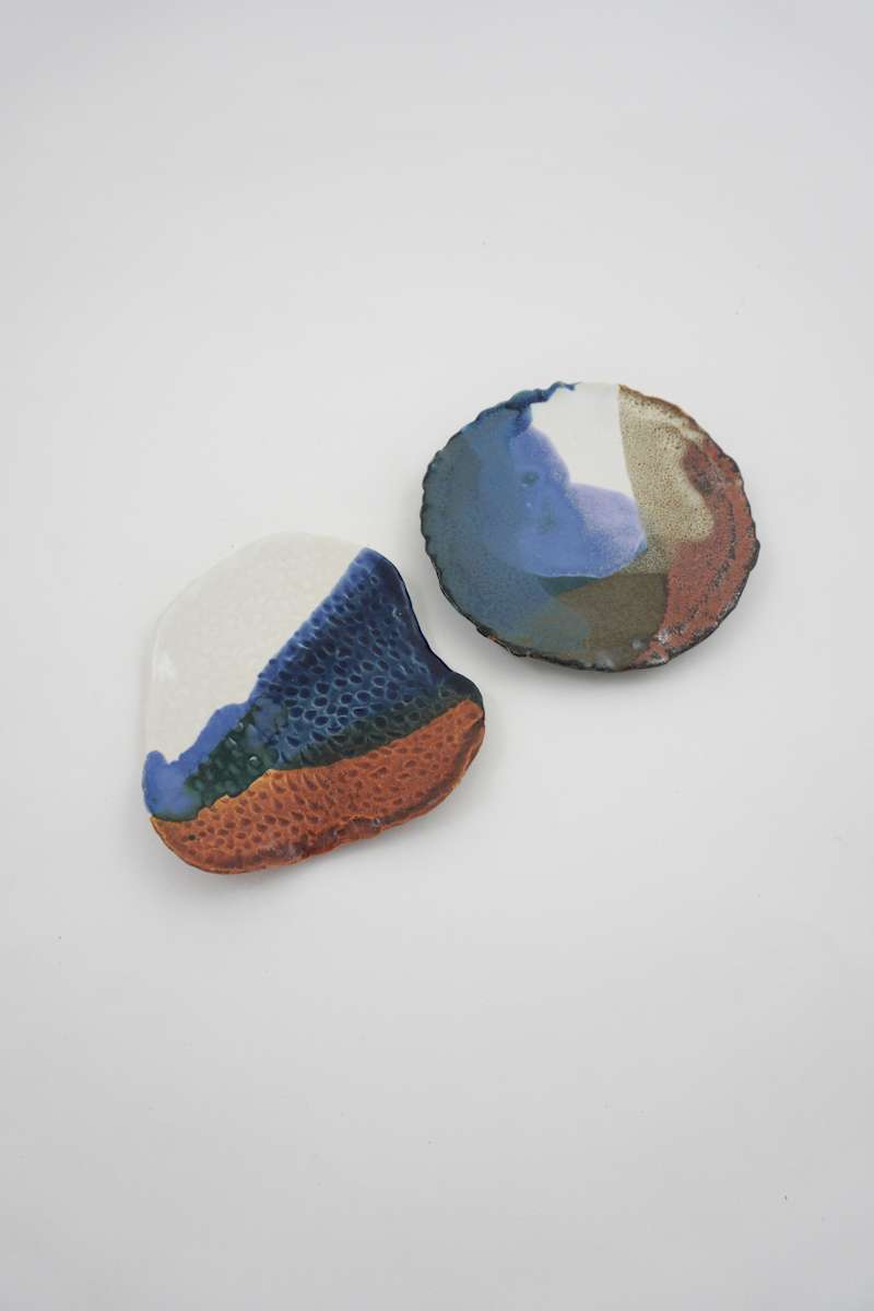 Plate Set by Rumiko "Rumi"  Tsuda Estate, Image 2.