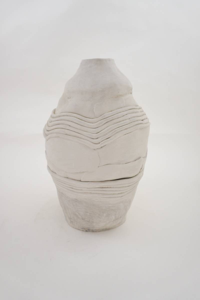 Clay Vase - Not fired by Rumiko "Rumi"  Tsuda Estate, Image 2.