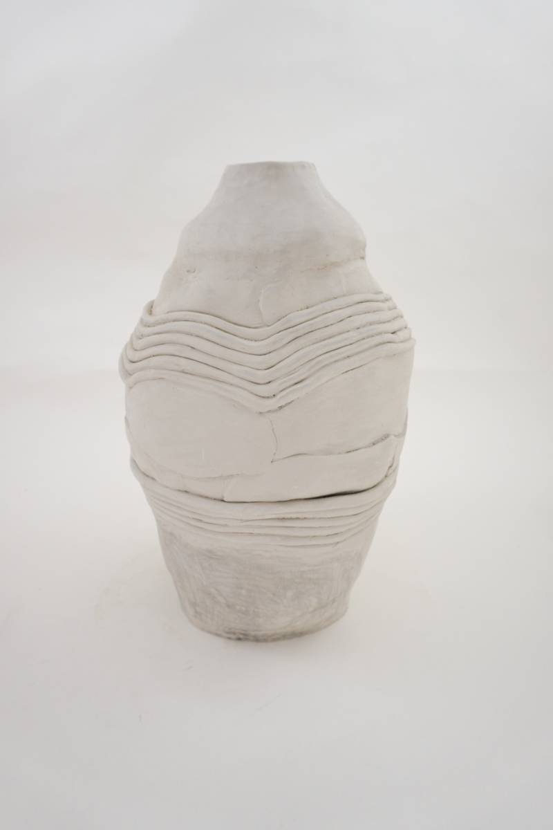 Clay Vase - Not fired by Rumiko "Rumi"  Tsuda Estate, Image 2.