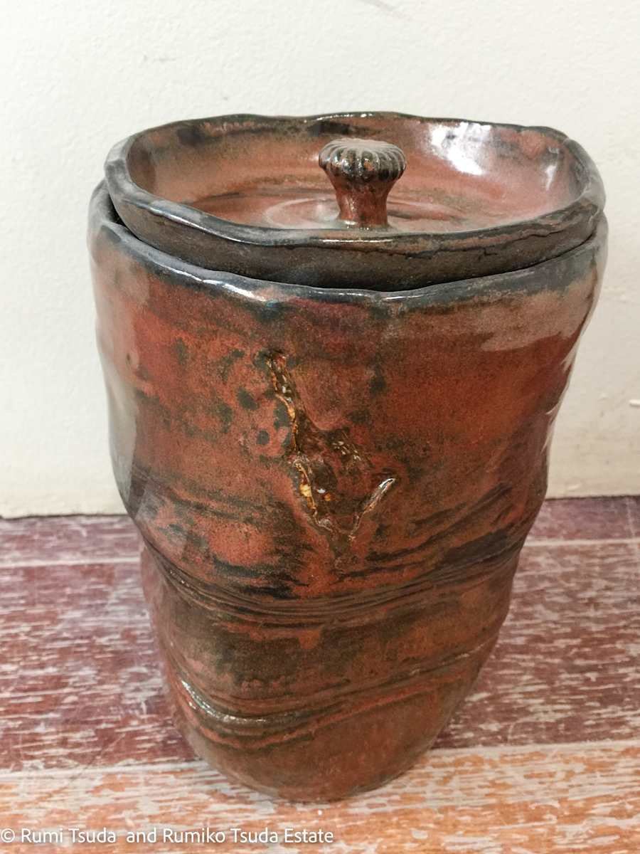 Orange Street, Water Jar #17-57 by Rumi Tsuda 