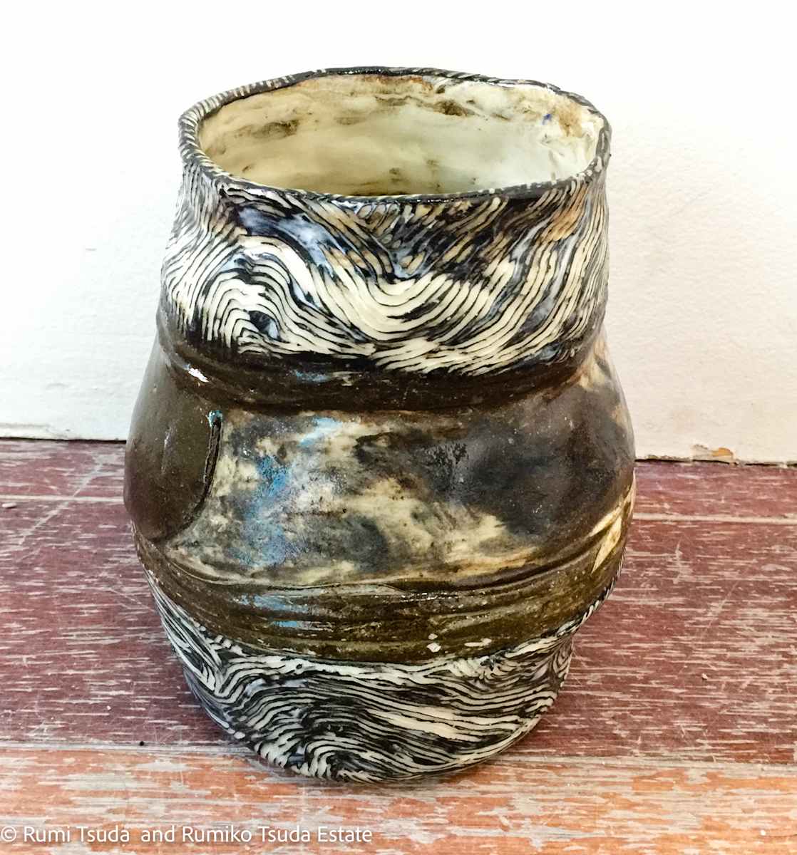 Grand Canyon, Vase, #17-134 by Rumiko "Rumi"  Tsuda Estate, Image 1.