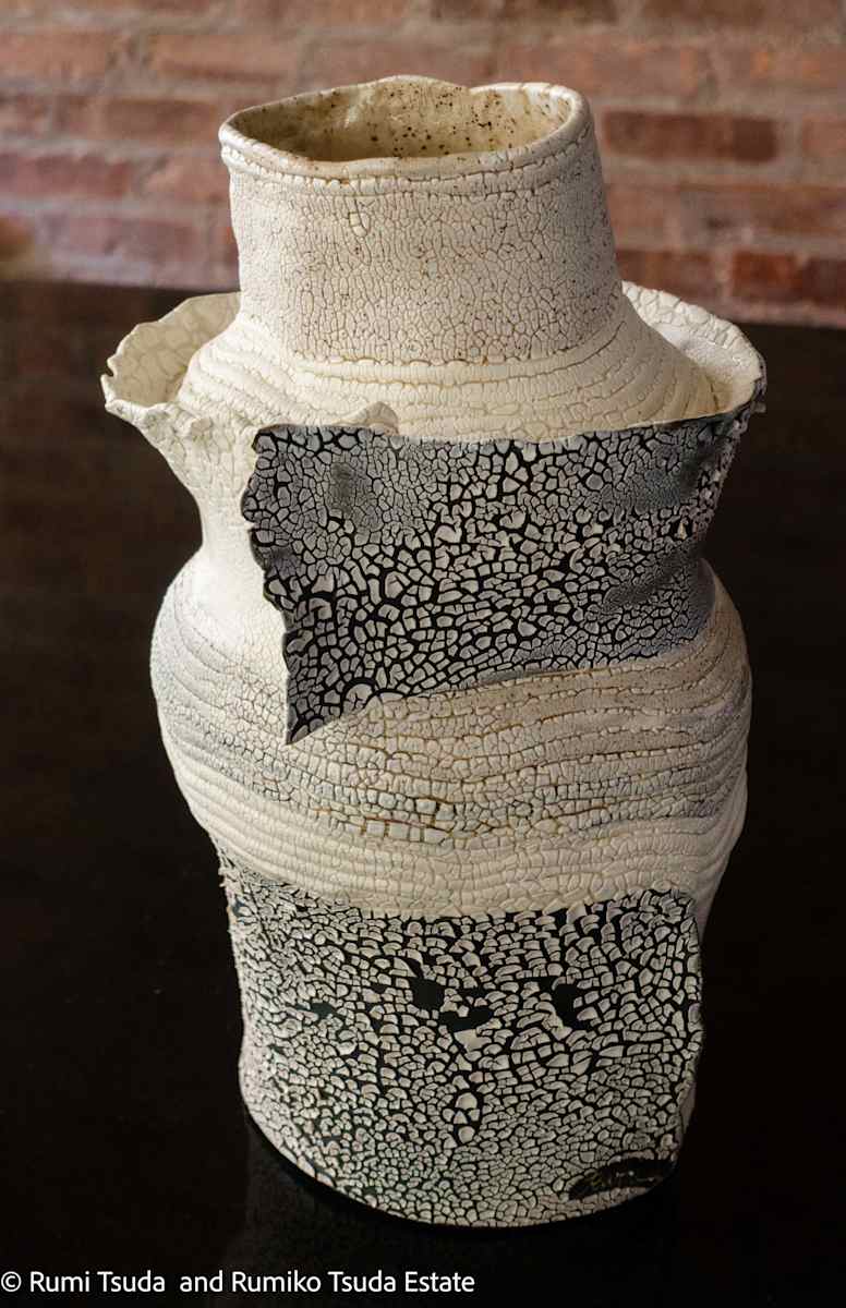 Zensou: Zen Priest, Vase, #17-3 by Rumiko "Rumi"  Tsuda Estate, Image 1.