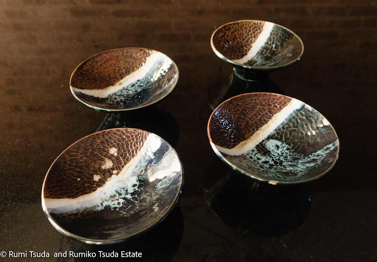 4 Bowl Set by Rumi Tsuda 