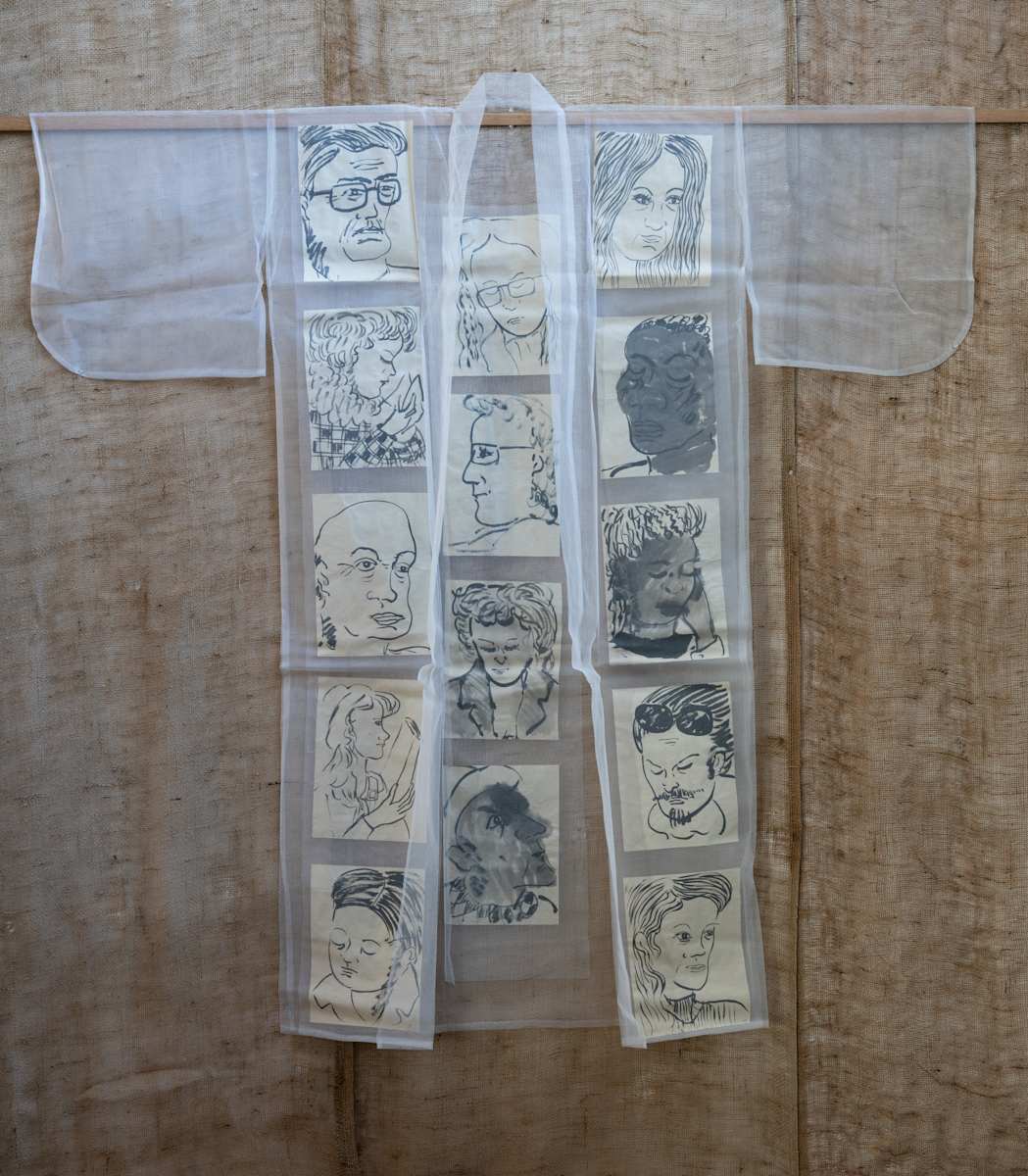 Giant Kimono with New Yorks (No Words) by Rumi Tsuda 