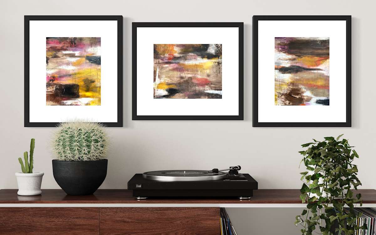 Pensive Terrain (A Triptych) by Cheri Carandanis 