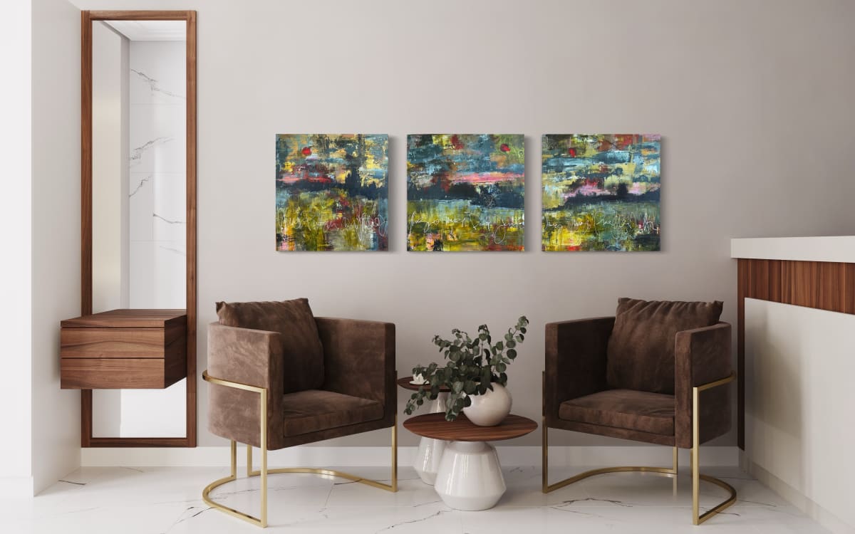 Come With Me (triptych) by Cheri Carandanis, Image 1.