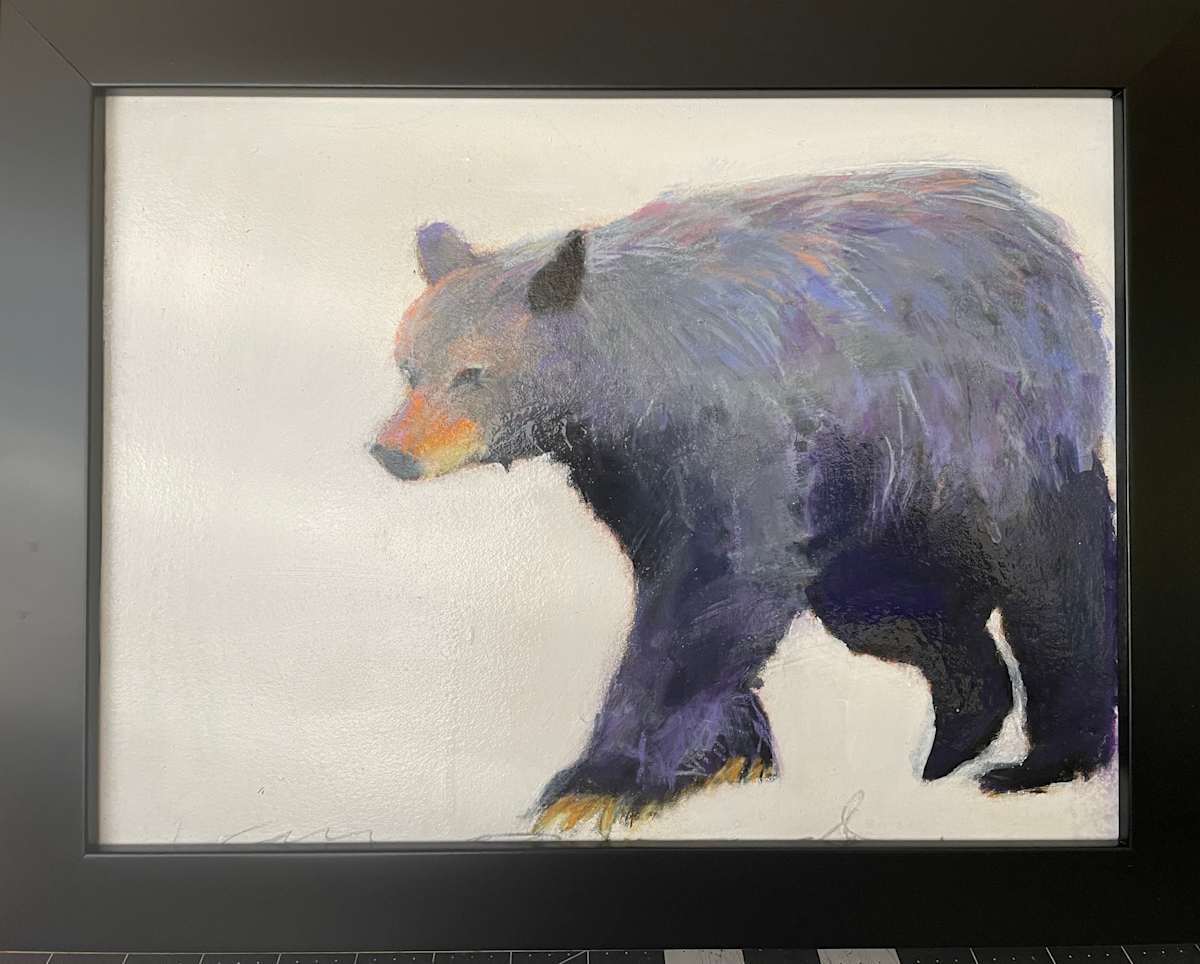 Blue Bear walking by Jeanne Goodman, Image 1.