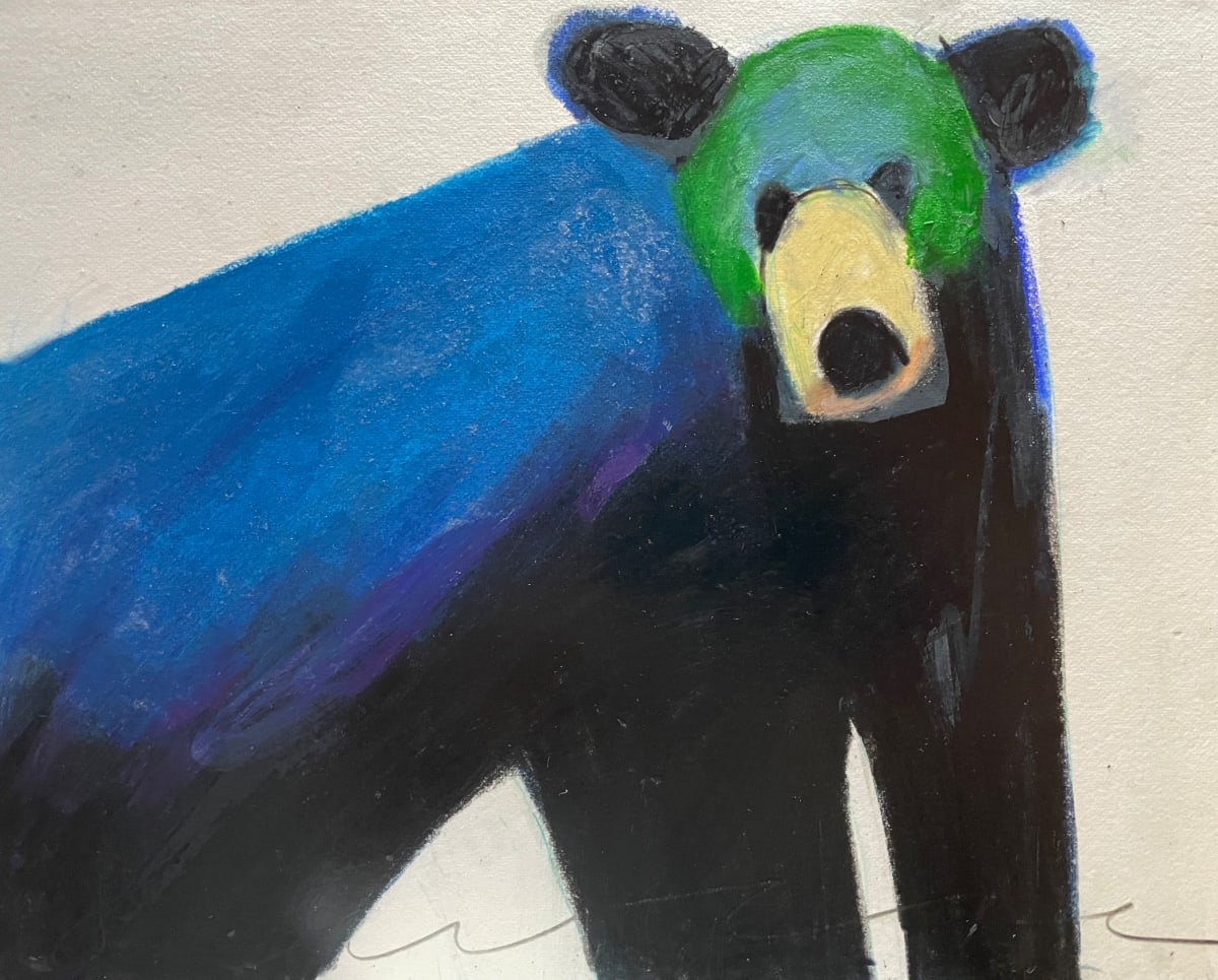 Big blue bear by Jeanne Goodman, Image 2.