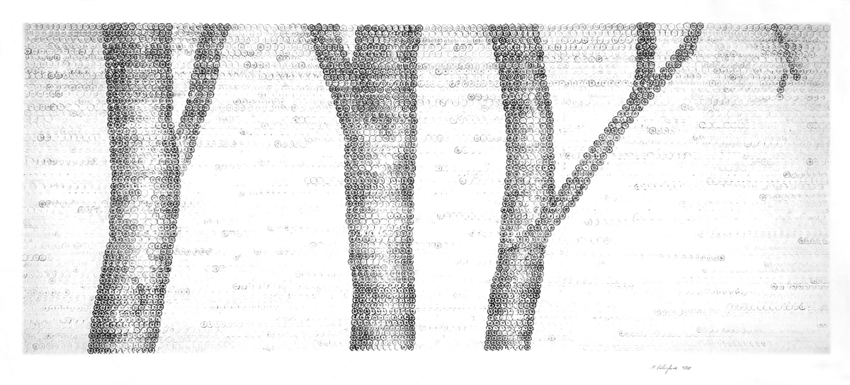 Three trees  7130 by Morrison Polkinghorne, Image 1.