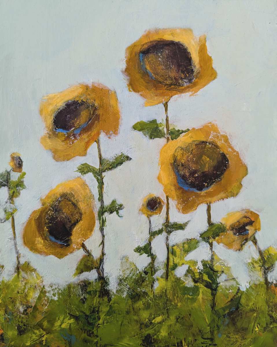 Mimi's Sunflowers by Katy McCarrick 