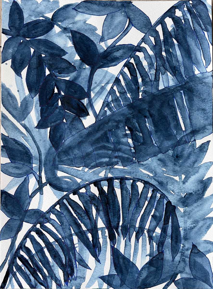 Blue Palms by Andrea Bijou, Image 1.