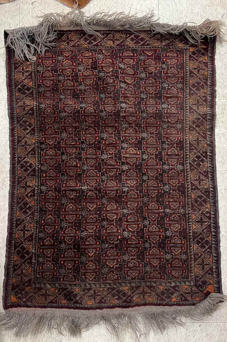 Alfombra Turca Dark Red 