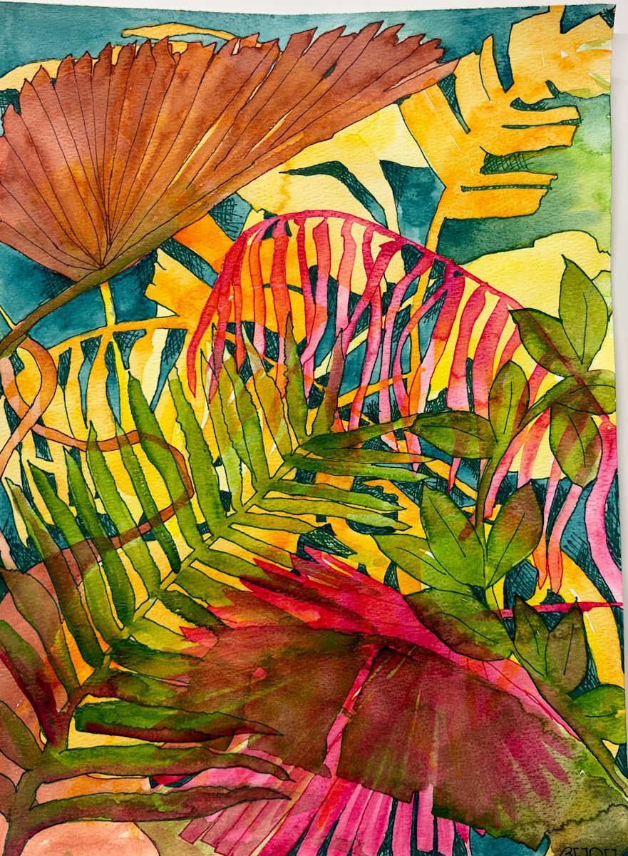 Red Palms by Andrea Bijou, Image 1.