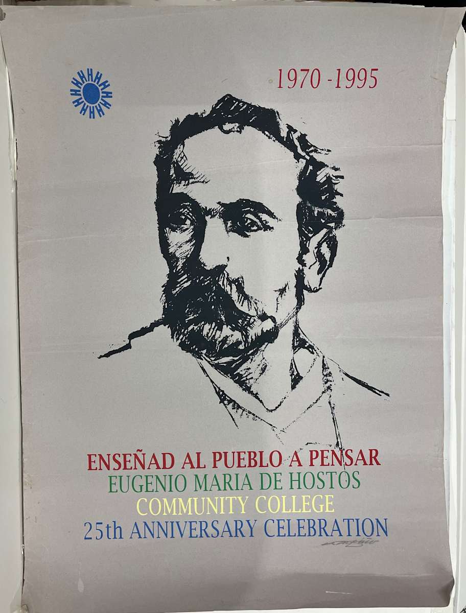 Eugenio Maria de Hostos by Rafael Tufiño, Image 1.