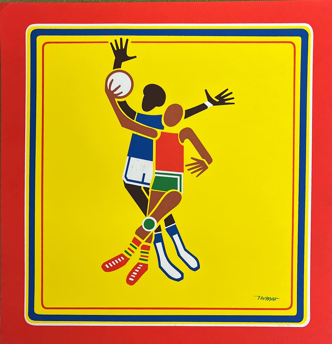 Panamericanos/Baloncesto by Lorenzo Homar, Image 1.