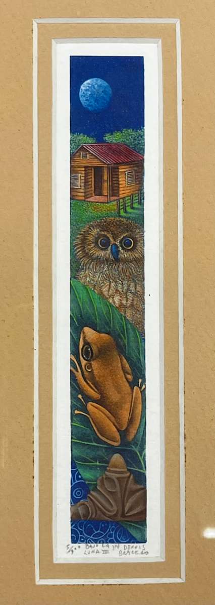 Bajo la luna III by Dennis Bracero 