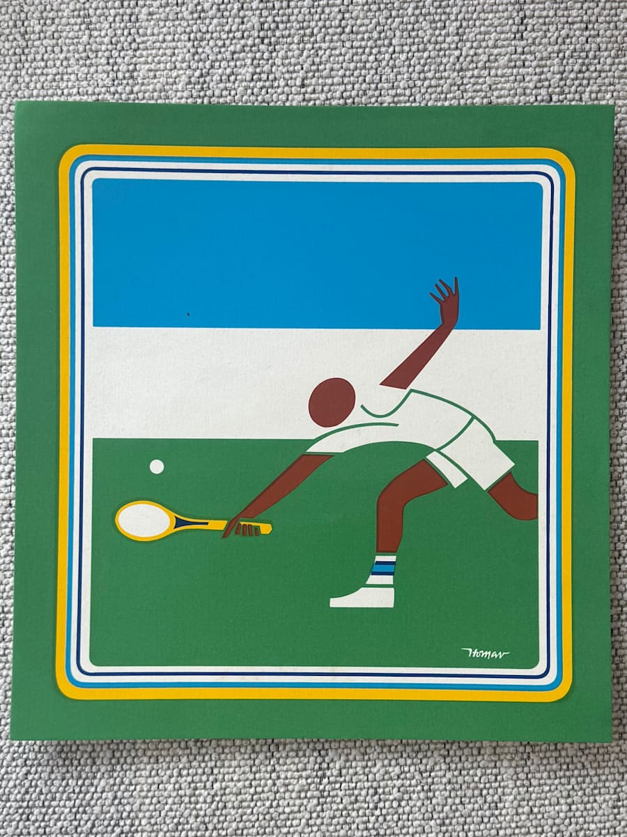 Print Panamericanos Tenis by Lorenzo Homar, Image 1.