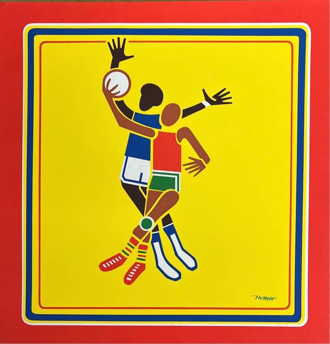 Panamericanos Baloncesto by Lorenzo Homar, Image 1.