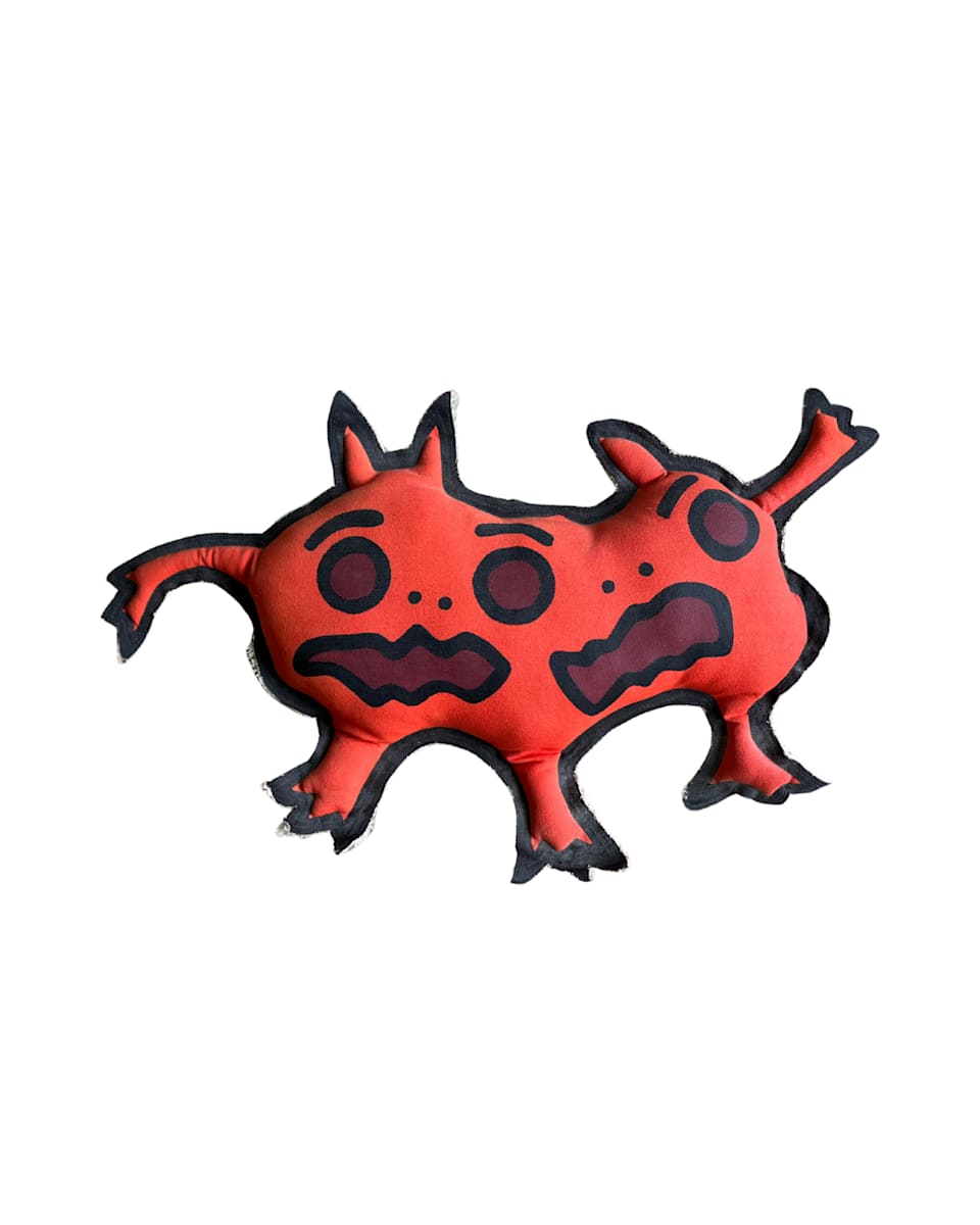 orange plush by Cresenciano Sotomayor 