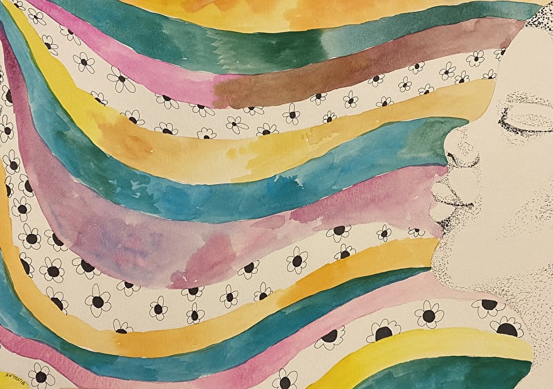 Light Breaks Through - Embellished Print by Antonia Ruppert, Image 1.