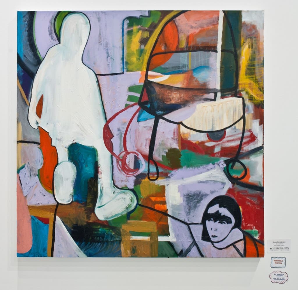 Inner Landscape with White Figure by Kari Sagal Allgire 