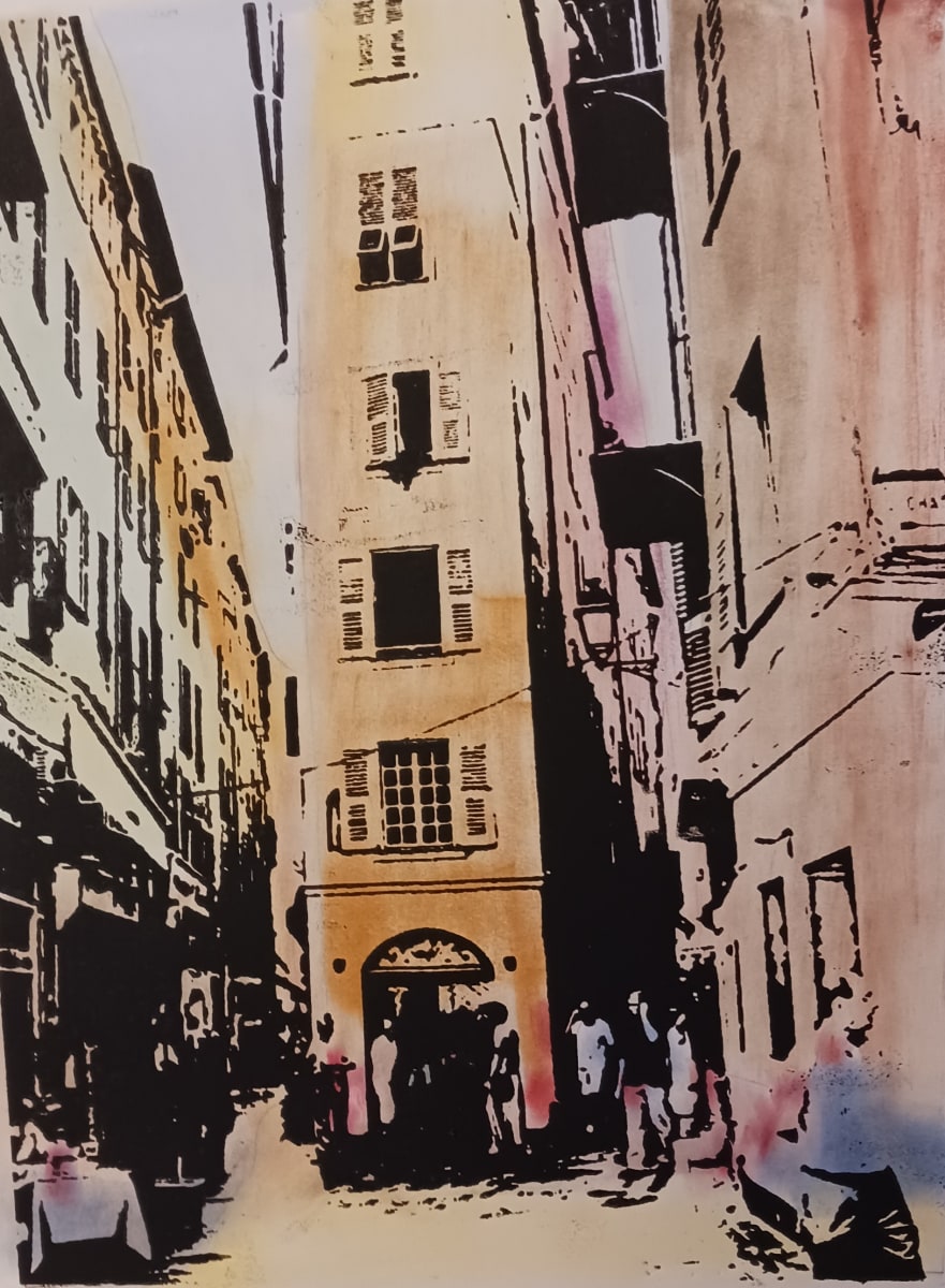 Nice Street Scene by dennis gordon 