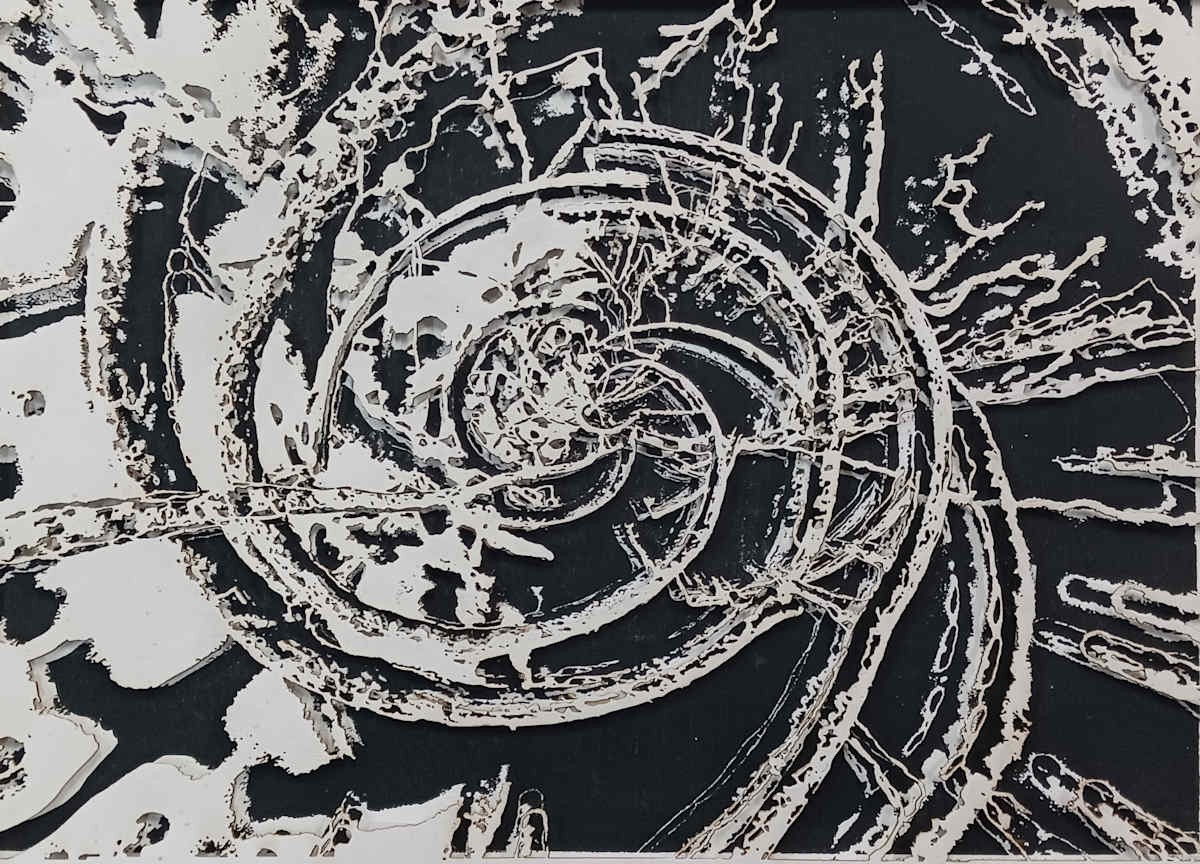 Exploding World Matboard Overlay by dennis gordon 