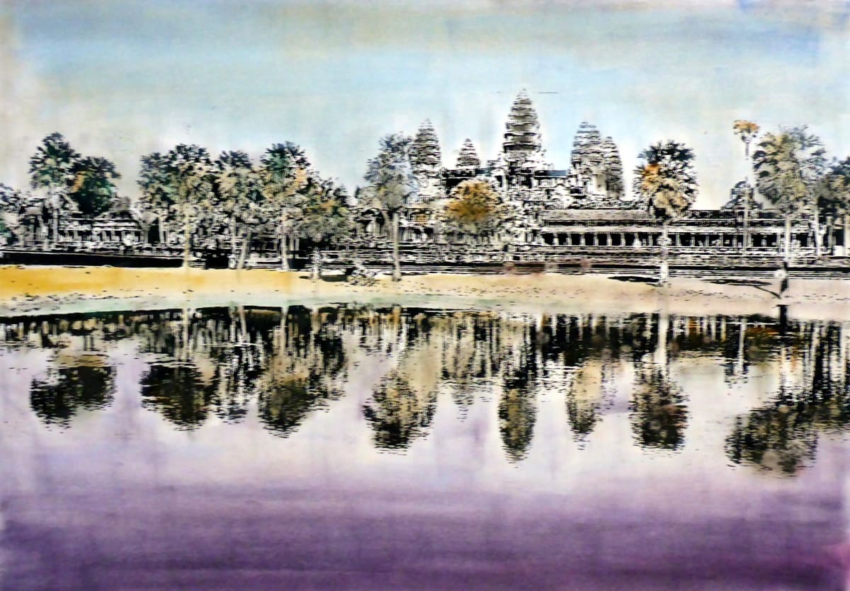 Ankgor Wat by dennis gordon 